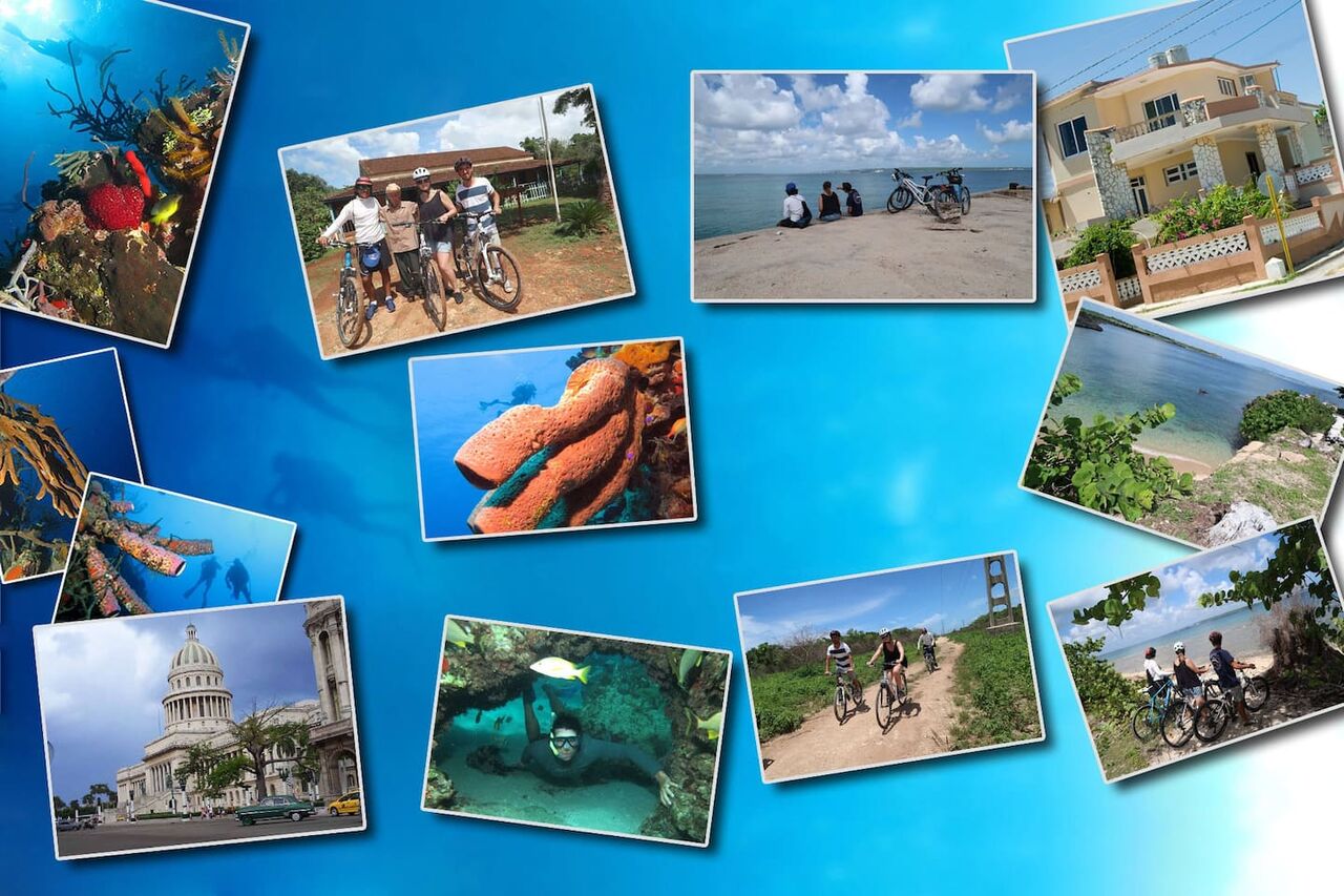 Travel services in Cuba including accommodation, Havana tours, private transfers, snorkeling and scuba diving