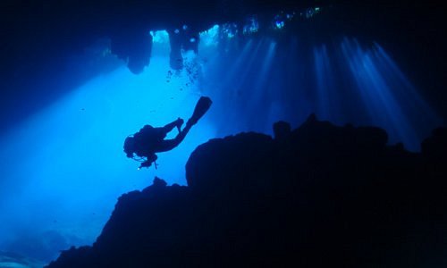 Cave diving in Cuba near Varadero Beach